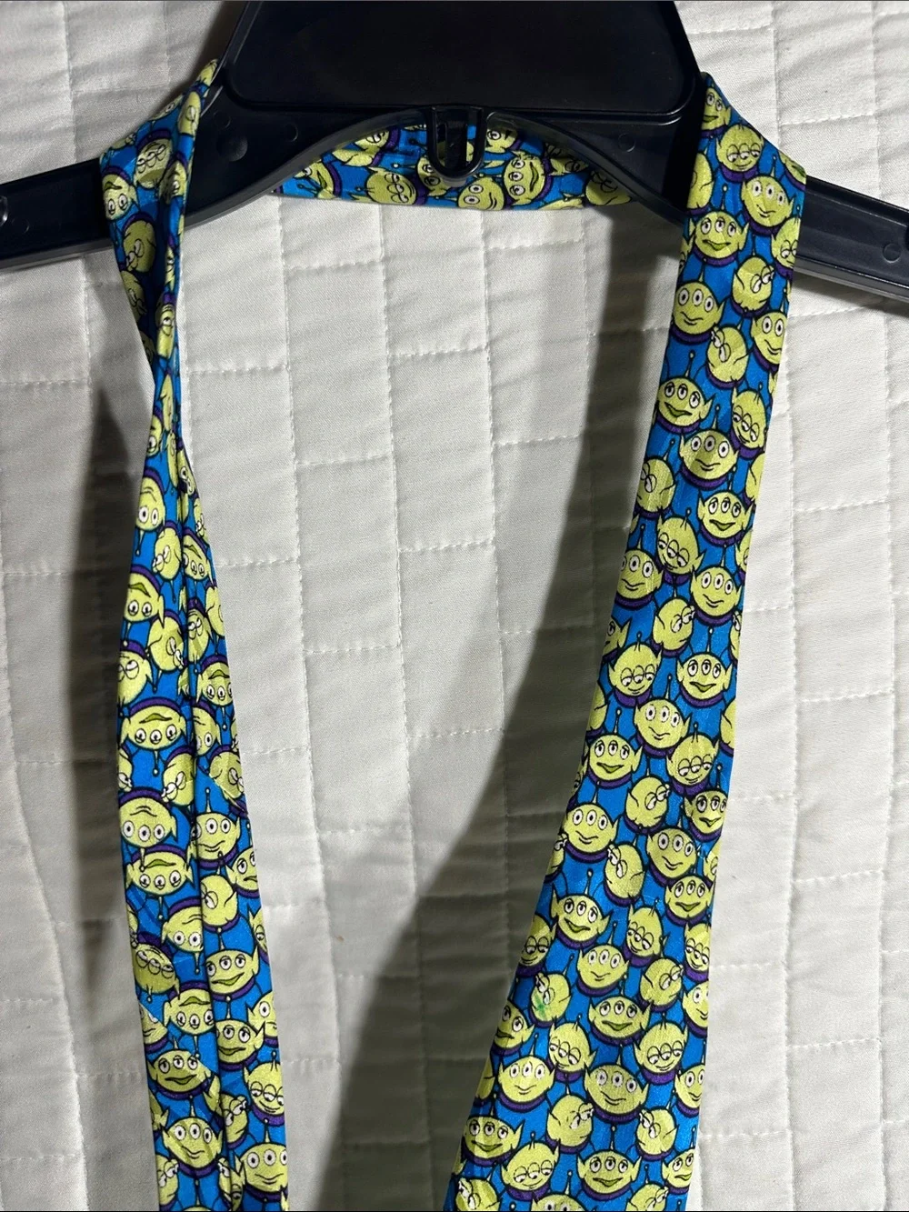 Toy Story Disney Store Blue and Yellow Patterned Men's Tie - Classic Necktie